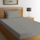 BYFT Orchard Exclusive (Grey) Single Size Fitted Sheet and Pillow covers (Set of 2 Pcs) Cotton percale Weave, Soft and Luxurious, High Quality Bed linen -180 TC