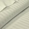 BYFT Tulip (Cream) Queen Size Duvet Cover with 1 cm Satin Stripe (225 x 245 + 30 Cm-Set of 1 Pc) 100% Cotton, Soft and Luxurious Hotel Quality Bed linen-300 TC