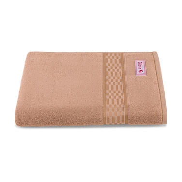 BYFT Home Ultra Bath Sheet 90 x 180 Cm 550 Gsm Beige 100% Cotton Set of 01