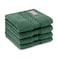 BYFT Home Ultra Hand Towel 50 x 90 Cm 550 Gsm Green 100% Cotton Set of 01