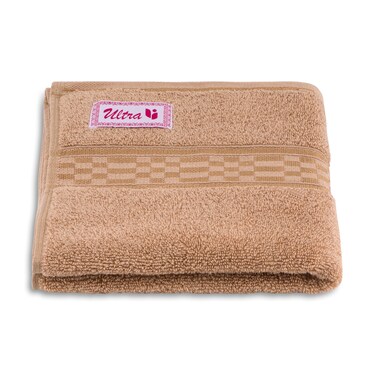 BYFT Home Ultra Hand Towel 50 x 90 Cm 550 Gsm Beige 100% Cotton Set of 01