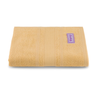 BYFT Home Castle Bath Towel 70 x 140 Cm 550 Gsm Cream 100% Cotton Set of 01