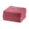BYFT Home Castle Hand Towel 50 x 90 Cm 550 Gsm Pink 100% Cotton Set of 01