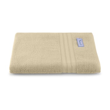 BYFT Home Trendy Bath Sheet 90 x 180 Cm 550 Gsm Cream 100% Cotton Set of 01