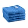 BYFT Home Trendy Hand Towel 50 x 90 Cm 550 Gsm Blue 100% Cotton Set of 01