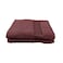 BYFT Home Ultra Bath Sheet 90 x 180 Cm 550 Gsm Burgundy 100% Cotton Set of 02