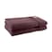 BYFT Home Ultra Bath Sheet 90 x 180 Cm 550 Gsm Burgundy 100% Cotton Set of 02