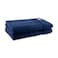 BYFT Home Ultra Bath Sheet 90 x 180 Cm 550 Gsm Blue 100% Cotton Set of 02