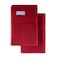 BYFT Home Trendy Bath Towel 70 x 140 Cm 550 Gsm Red 100% Cotton Set of 02