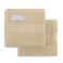 BYFT Home Trendy Hand Towel 50 x 90 Cm 550 Gsm Cream 100% Cotton Set of 02