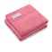 BYFT Home Trendy Hand Towel 50 x 90 Cm 550 Gsm Pink 100% Cotton Set of 02
