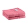 BYFT Home Trendy Hand Towel 50 x 90 Cm 550 Gsm Pink 100% Cotton Set of 02