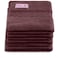 BYFT Home Ultra Hand Towel 50 x 90 Cm 550 Gsm Burgundy 100% Cotton Set of 04