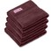 BYFT Home Ultra Hand Towel 50 x 90 Cm 550 Gsm Burgundy 100% Cotton Set of 04