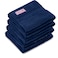 BYFT Home Ultra Hand Towel 50 x 90 Cm 550 Gsm Blue 100% Cotton Set of 04