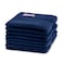 BYFT Home Ultra Hand Towel 50 x 90 Cm 550 Gsm Blue 100% Cotton Set of 04