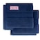 BYFT Home Ultra Hand Towel 50 x 90 Cm 550 Gsm Blue 100% Cotton Set of 04
