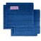 BYFT Home Castle Hand Towel 50 x 90 Cm 550 Gsm Blue 100% Cotton Set of 04