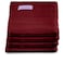 BYFT Home Castle Hand Towel 50 x 90 Cm 550 Gsm Maroon 100% Cotton Set of 04