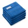 BYFT Home Trendy Hand Towel 50 x 90 Cm 550 Gsm Blue 100% Cotton Set of 04
