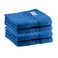 BYFT Home Trendy Hand Towel 50 x 90 Cm 550 Gsm Blue 100% Cotton Set of 04