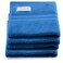 BYFT Home Trendy Hand Towel 50 x 90 Cm 550 Gsm Blue 100% Cotton Set of 04