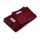 BYFT Home Castle Hand Towel 50 x 90 Cm Bath Towel 70 x 140 Cm 550 Gsm Maroon 100% Cotton Set of 02