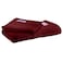 BYFT Home Castle Hand Towel 50 x 90 Cm Bath Towel 70 x 140 Cm 550 Gsm Maroon 100% Cotton Set of 02