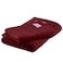 BYFT Home Castle Hand Towel 50 x 90 Cm Bath Towel 70 x 140 Cm 550 Gsm Maroon 100% Cotton Set of 02