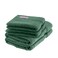 BYFT Home Ultra Hand Towel 50 x 90 Cm Bath Towel 70 x 140 Cm 550 Gsm Green 100% Cotton Set of 04