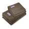 BYFT Home Castle Hand Towel 50 x 90 Cm Bath Towel 70 x 140 Cm 550 Gsm Beige 100% Cotton Set of 04