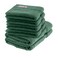 BYFT Home Ultra Hand Towel 50 x 90 Cm Bath Towel 70 x 140 Cm 550 Gsm Green 100% Cotton Set of 06