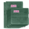 BYFT Home Ultra Hand Towel 50 x 90 Cm Bath Towel 70 x 140 Cm 550 Gsm Green 100% Cotton Set of 06