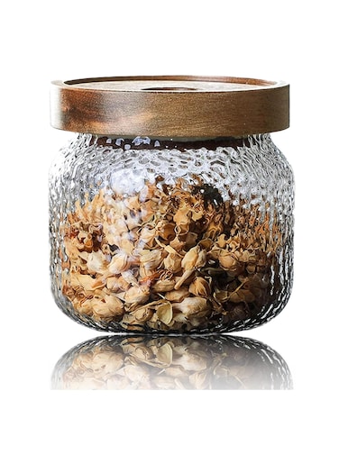 300ml (10oz) Glass Jar with Sealed Lid，Glass Coffee Nuts Jar Food Storage Jars Containers for Sugar Coffee Candy