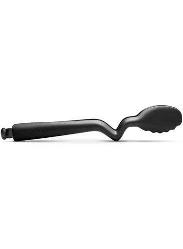 Dreamfarm 10.5" Clongs Lite Nylon Kitchen Cooking Tongs, Click-Lock Open &amp; Close, Extra Grippy Tips - Black