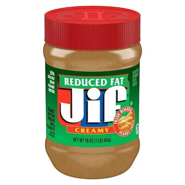 جيف زبدة الفول السوداني الكريمية قليلة الملح، 454 غرام