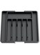 TOMVAES Kitchen Tableware Storage Box, Kitchen Cutlery Trays &amp; Silverware Organizer, Expandable Utensil Tray Flatware Holder, Drawer Dividers Organizer for Spoons,Forks,Knives