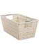 Whitmor Rattique Small Shelf Tote Latte, 6500-2712-Latte