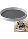 JeeSoarToFar Rotating Non-Slip Storage Rack - Multipurpose Lazy Susan, 29.5cm Spice Turntable, for Kitchen/Pantry/Fridge (2.5cm Edge Anti-Skid)