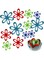 Tazweeq 20 PCS Felt Pan Separators in 4 Sizes, Flower-Designed Glass Bowl Dividers/Dish Protectors for Stacking &amp; Protection of Glassware, Cookware &amp; More, 9/12/14/15 Inch (23/30/35.5/38cm)