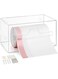 Trash Bag Holder Dispenser - Acrylic Trash Bag Dispenser Roll Holder, Garbage Bag Holder for Cabinet, Garbage Bag Dispenser Under Sink - Trash Bag Organizer for Home or Shops - Small