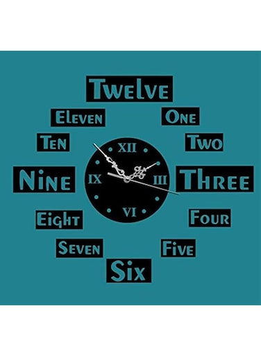 Creative Acrylic 3D DIY Modern Wall Clock Sticker