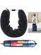 Travel Pillow Soft Plush Neck Pillow with Clothes Adjustable Travel Neck Pillow for Extra Luggage Fits 3 Days' Essentials for Car, Plane or Train No Filler