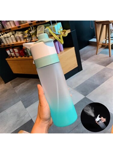 Bolivia's Spray Water Bottle, 650ml Gym Bottle with Leak Proof, Mist Spray Water Bottle, Sport Water Bottles with BPA Free, Portable Water Bottle for Fitness, Camping, Outdoor Sports