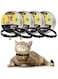 4 Pcs Calming Cats Collar Adjustable Cat Calm Collar Lavender Scent Relaxing Cat Collar with 2 Pendant for Puppies Cats Reduce Stress Aggression Anxious, up to 15 Inches (Black)