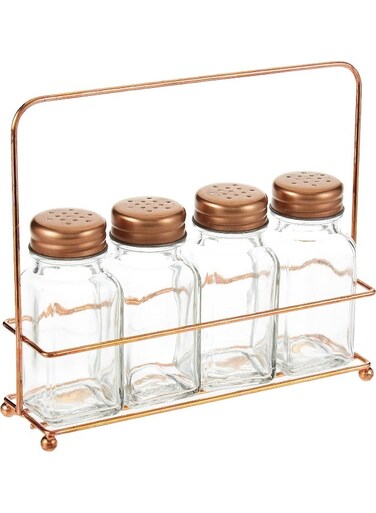 Harmony 339160 Table Top 4Pcs Glass Spice Jar Set 90Ml