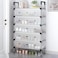 Shoe Rack,6 Tier Shoe Organizer,Free Standing Shoe Storage,Dust Proof Shoe Rack,Shoe Cabinet Narrow Standing,Shoe Shelf for Entryway