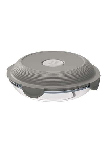 Picnik Adult Lunch Plate Glass Grey