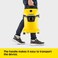 WD 3 Wet and Dry Vacuum Cleaner with Blower Function, 1000W Power, 17L Impact-Resistant Container, 2m Suction Hose, for Car, Garage, Workshop &amp; DIY Projects, Yellow