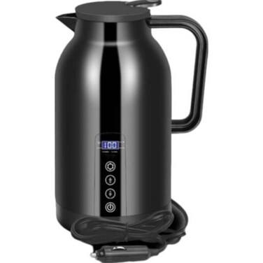 1.3L Smart Car Kettle - 12V/24V Portable Electric Water Heater for Travel &amp; Trucks

